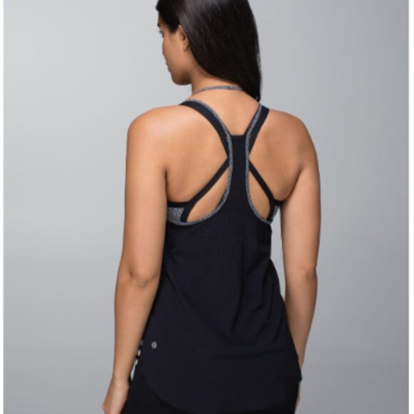 Lululemon Water Bound Singlet Apex Stripe Printed Black Dune - Picture 4 of 16